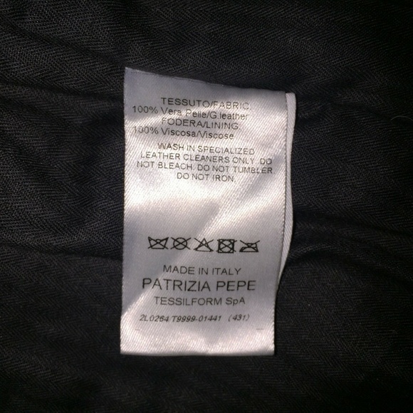 Patrizia Pepe Gray Leather Jacket with fur Size M - Picture 6 of 8